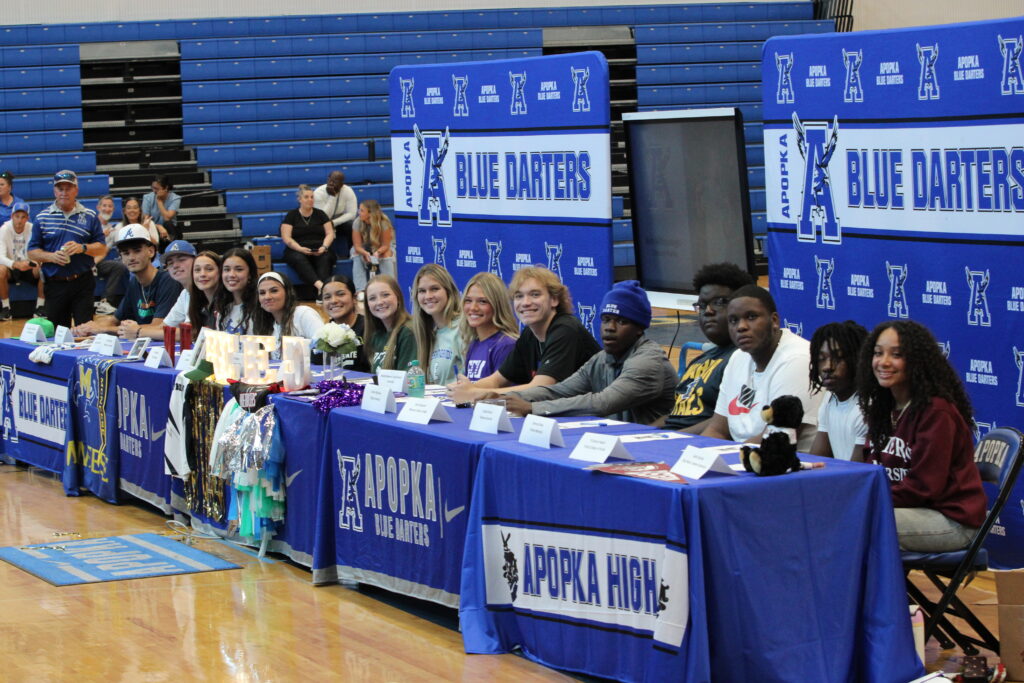 Blue Darter Athletes on 2026 Spring Signing Day