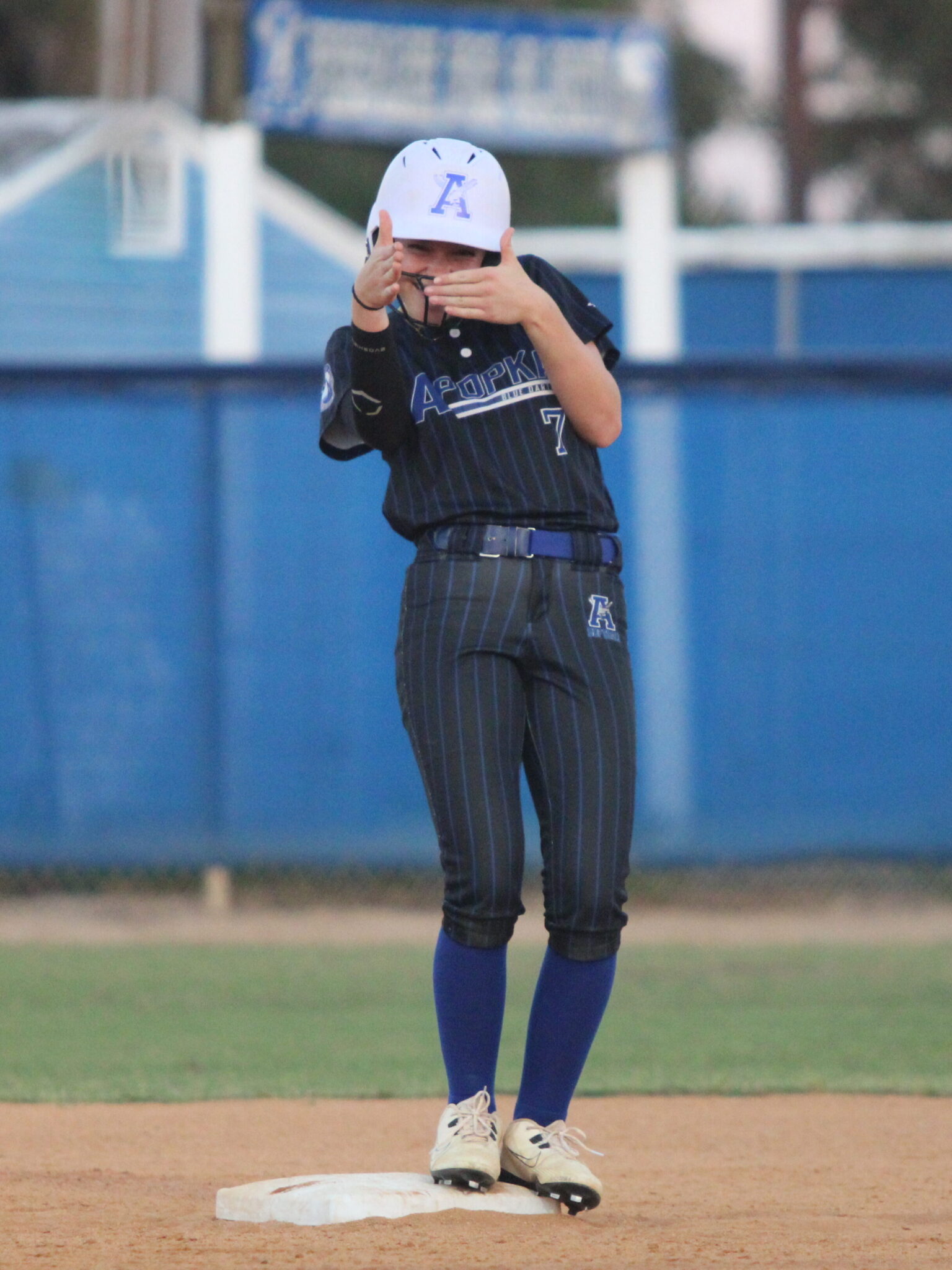 Braylyn Pirillo hits the popular 'Zombieland' celebration after her double