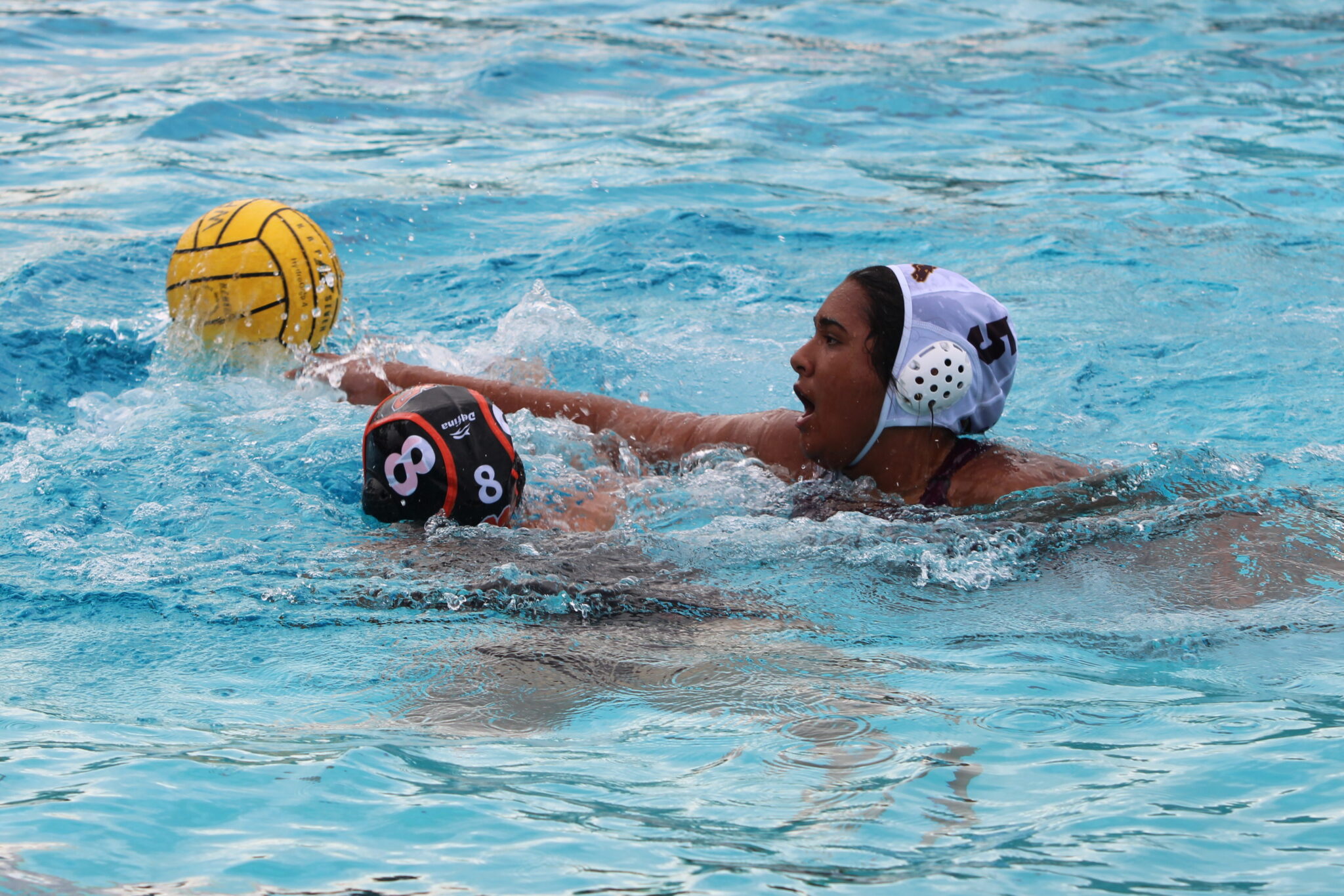 Bryanna Hernandez pokes the ball away from the Winter Park attacker