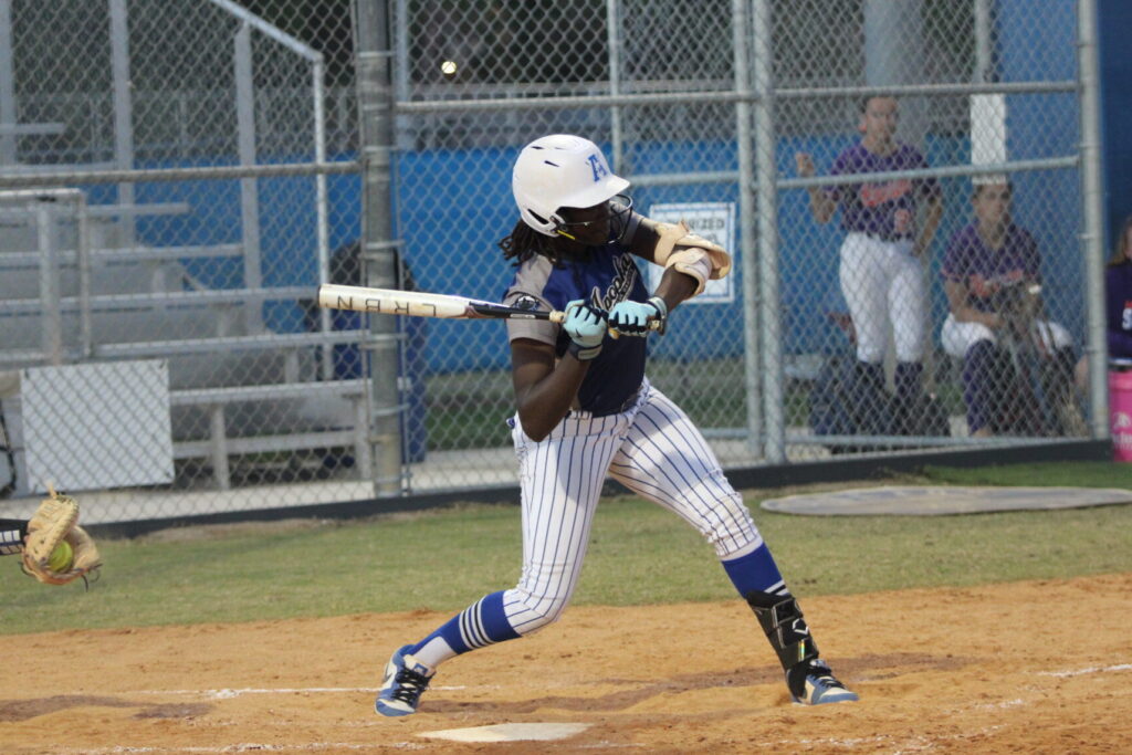 Taylor Smith lays off of a ball at the plate