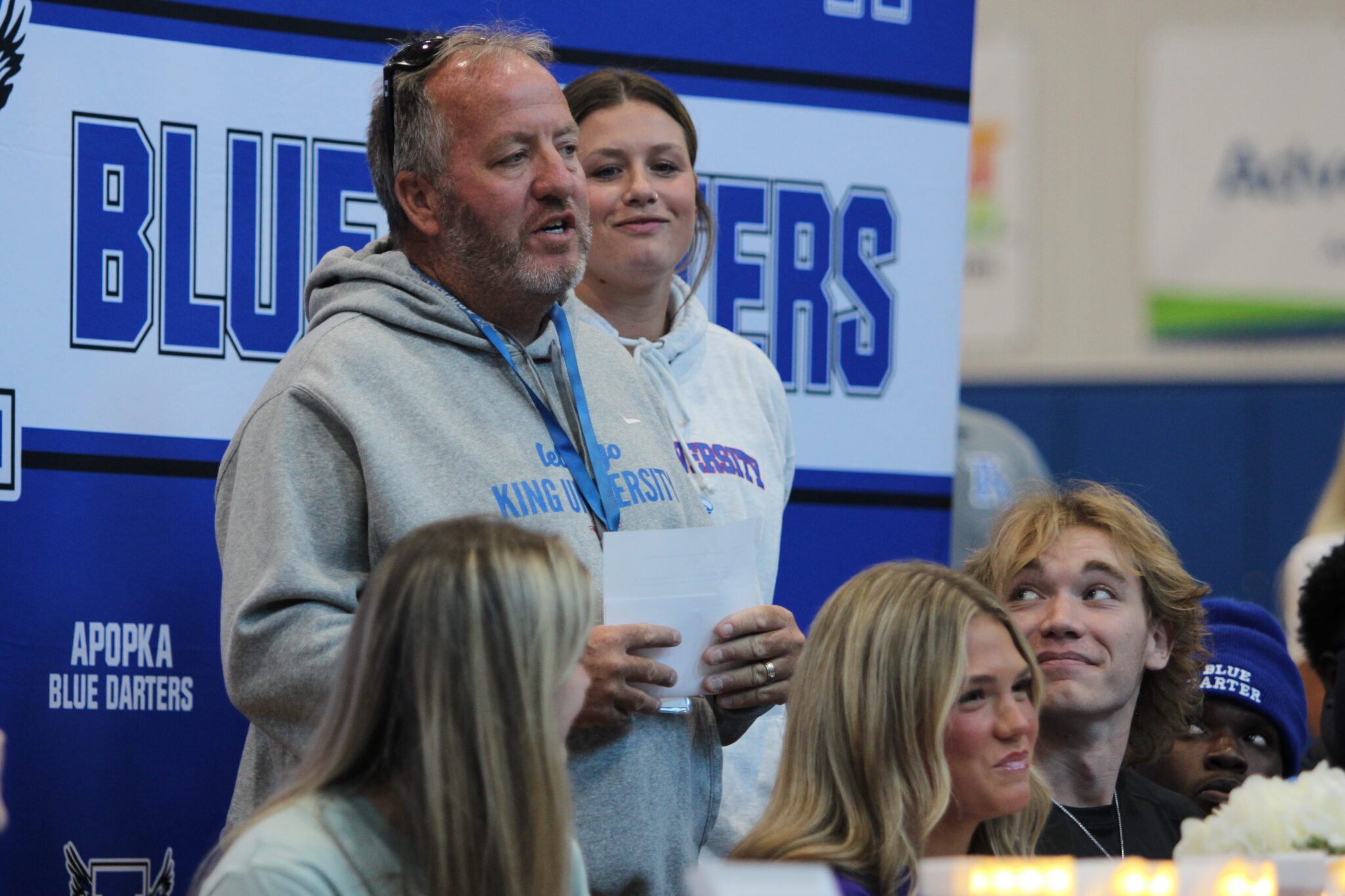 Volleyball coaches Brian Mater and Sarah Egbers share their thoughts on Caden McGatha on his signing day