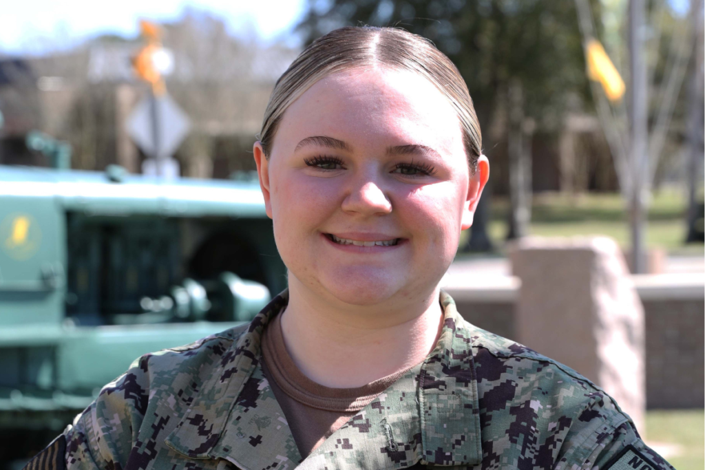 Apopka native and Lake Brantley High School graduate Madison Herrera serves as a yeoman in Gulfport, Mississippi.