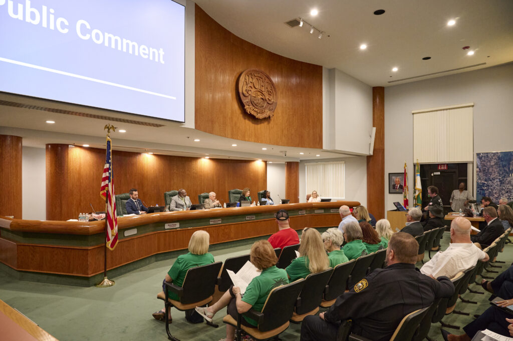 The Apopka City Commission meeting on April 1.