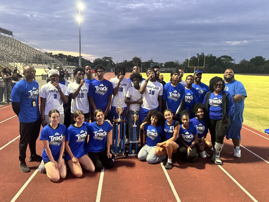 2026 Wolf Lake Middle School track and field.