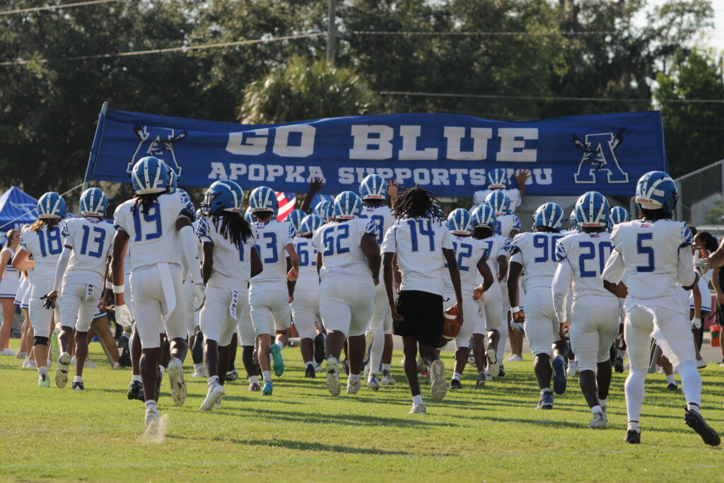 Blue Darters take the field for their Spring Game at Tavares