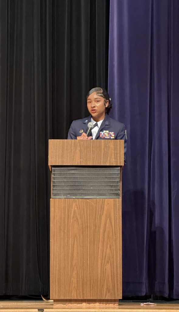 Commander Taaliyah Rivers shares her pride in Wekiva High School's JROTC program.