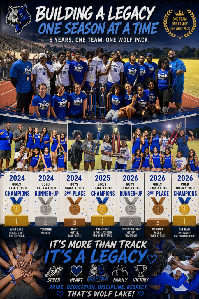 Wolf Lake Middle School track and field's continued success.