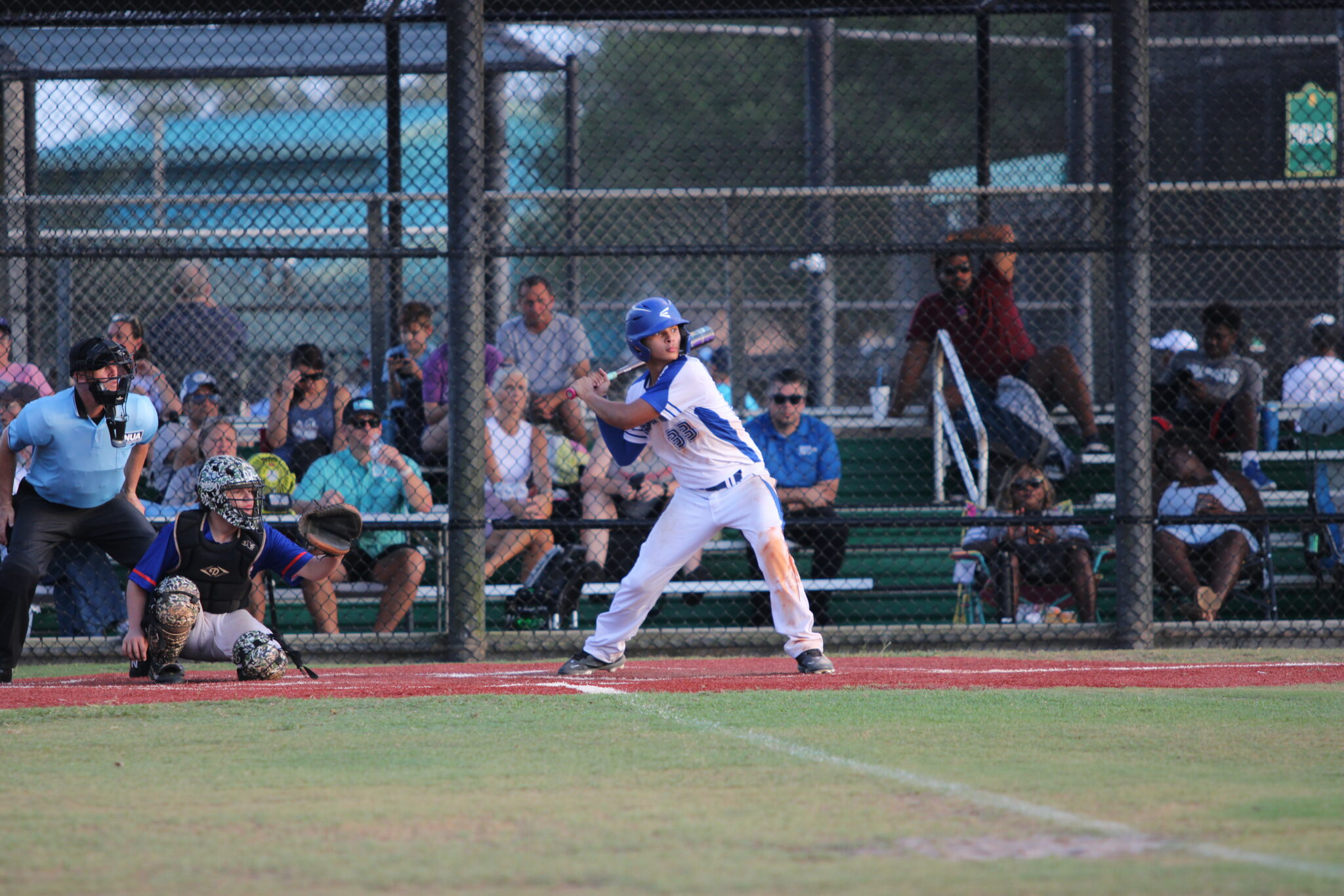 Adniel Quintana at the plate.