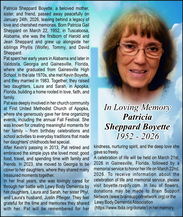 Boyette Obit