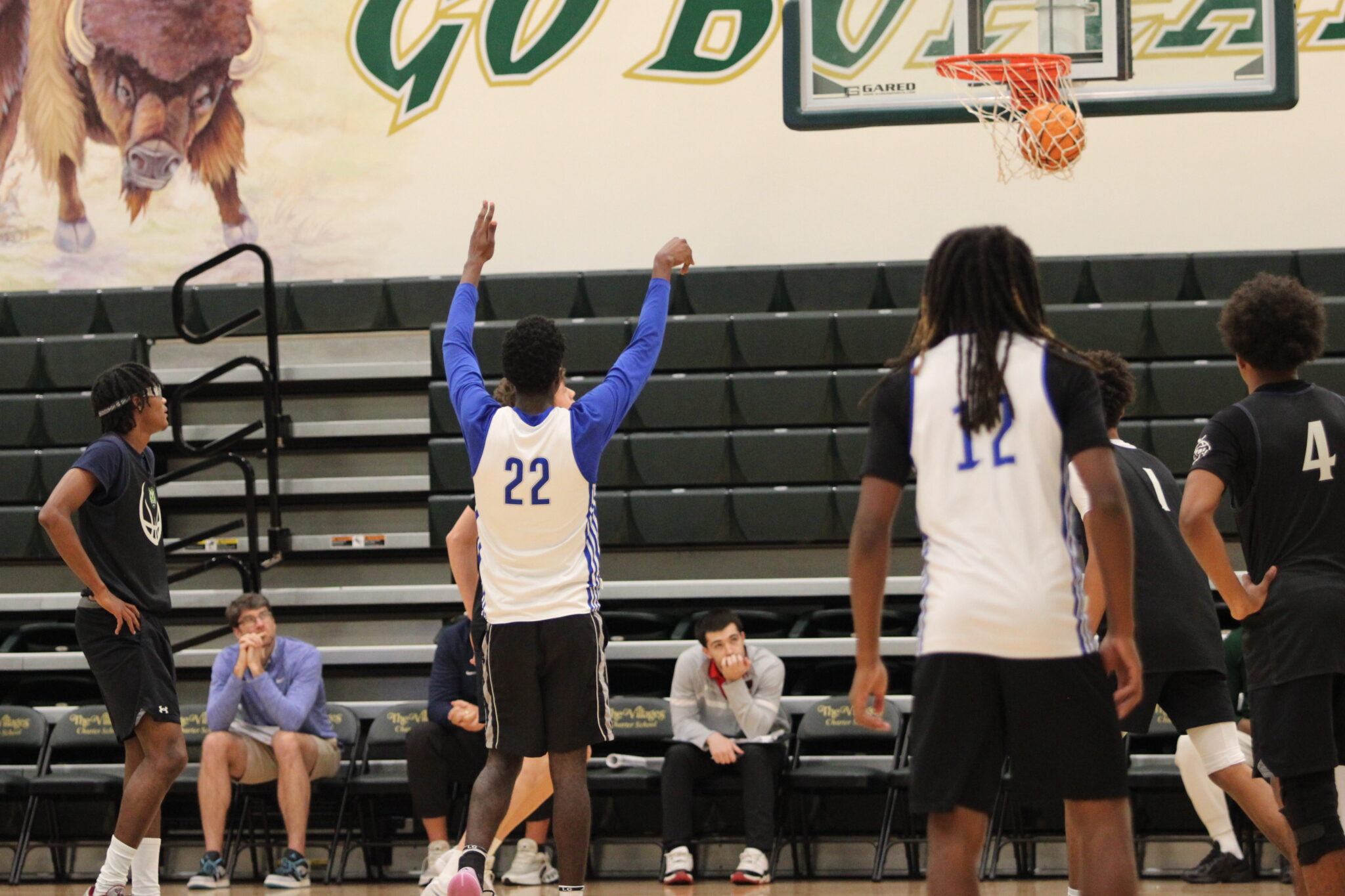 Gio Lubin sinks a free throw.