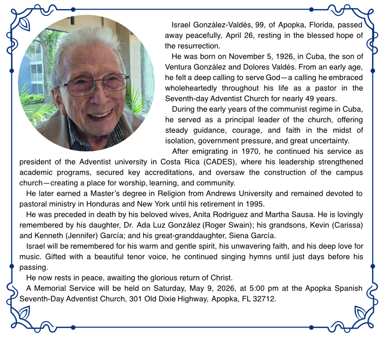 Israel Valdes Obit