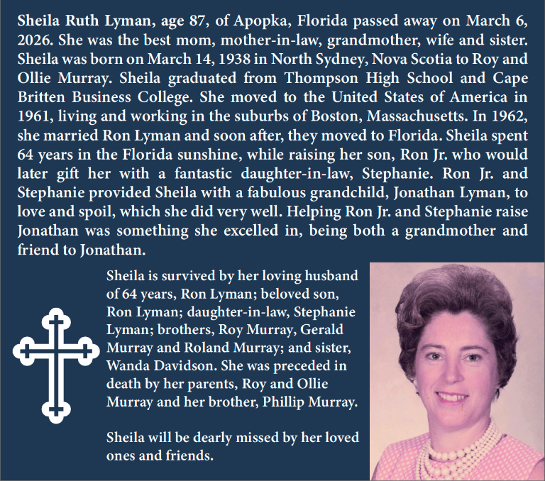 Lyman Obit