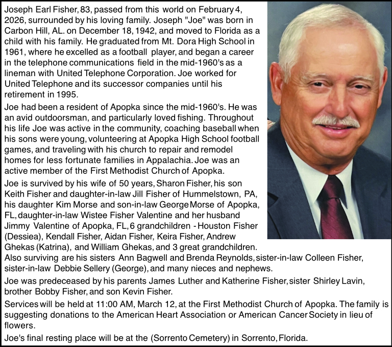 Fischer Obit