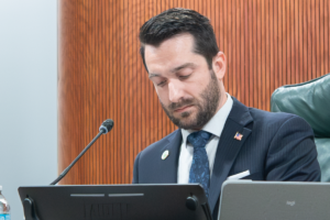 Mayor Nick Nesta explains new public information director’s role