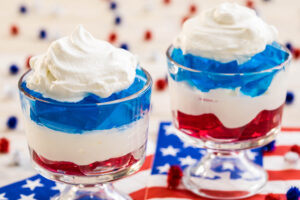 Red, White, and Blueberry dessert for Independence Day