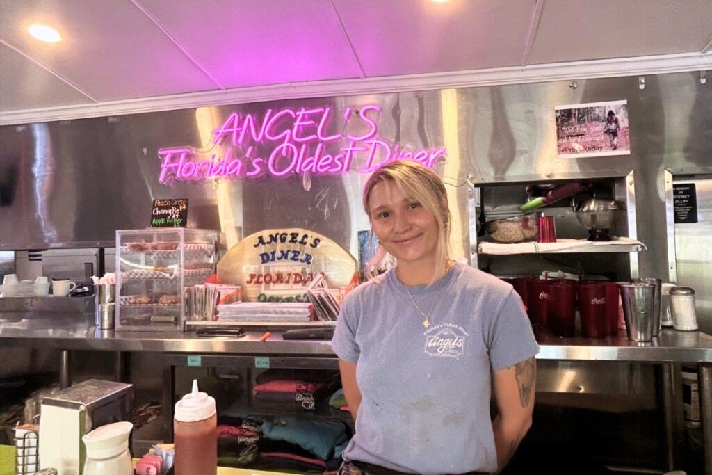 Skyler Colbrook, a long time employee at Angel's Diner.