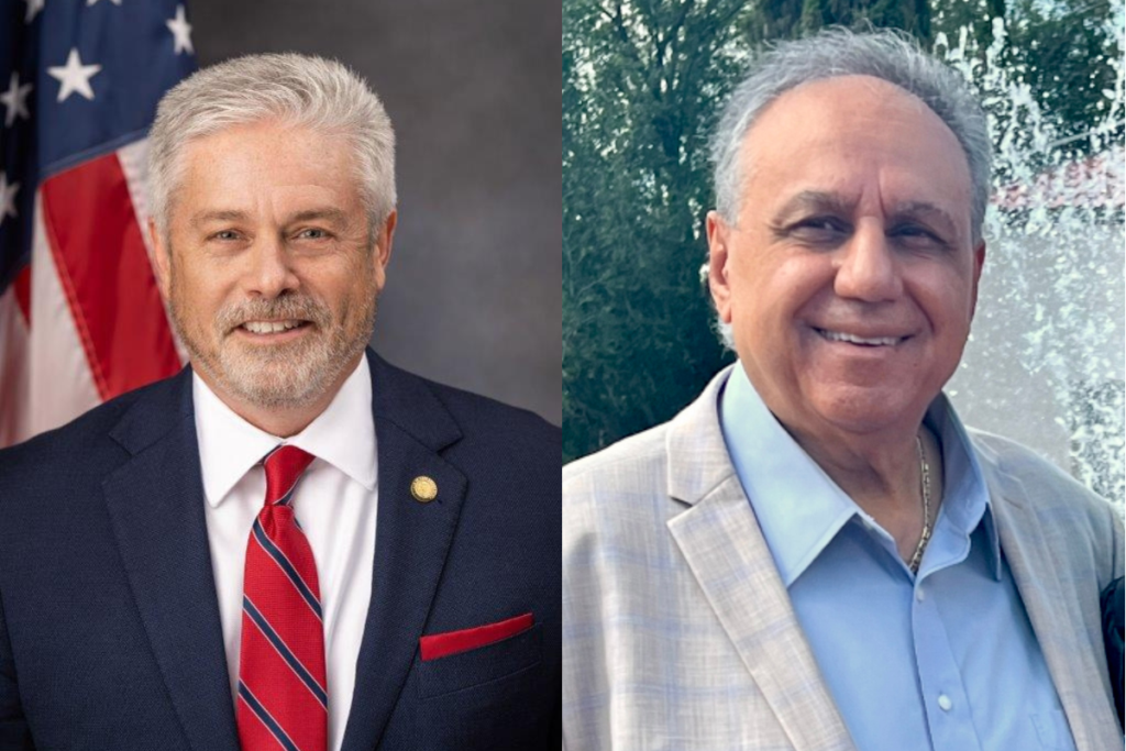 Rep. Doug Bankson (left) and Carlos Johary (right)