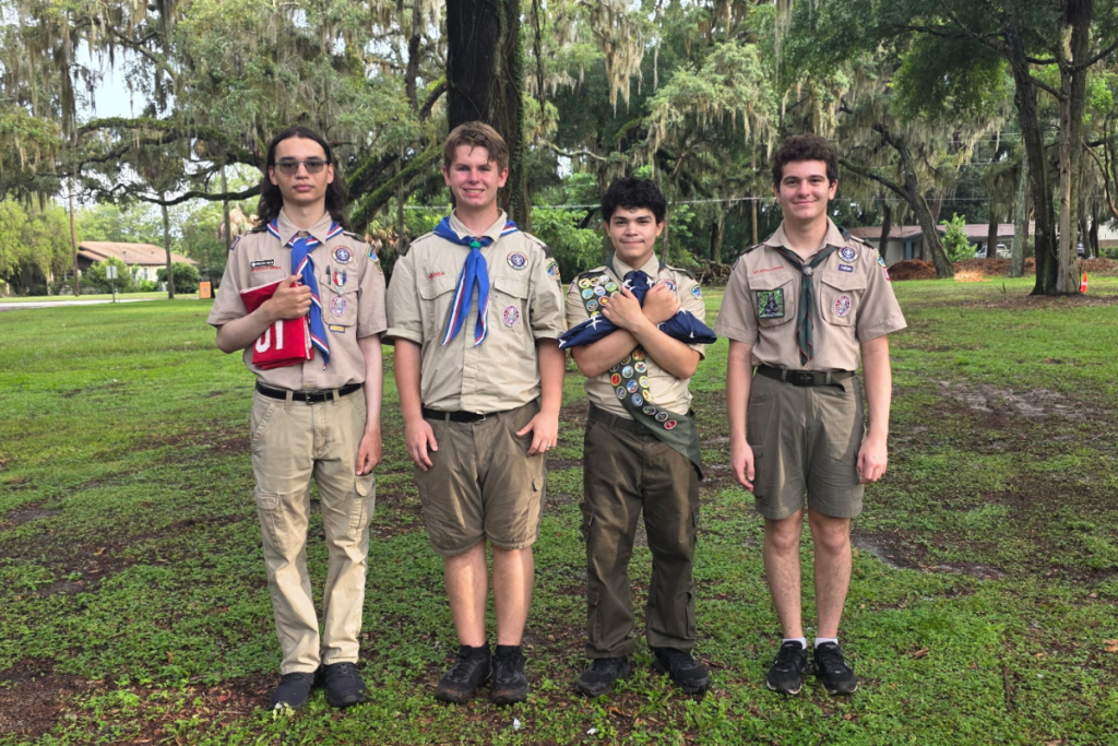 From left to right: Kristian Colon, Jason Jessop, Jayden Coller and Maxwell Watkins