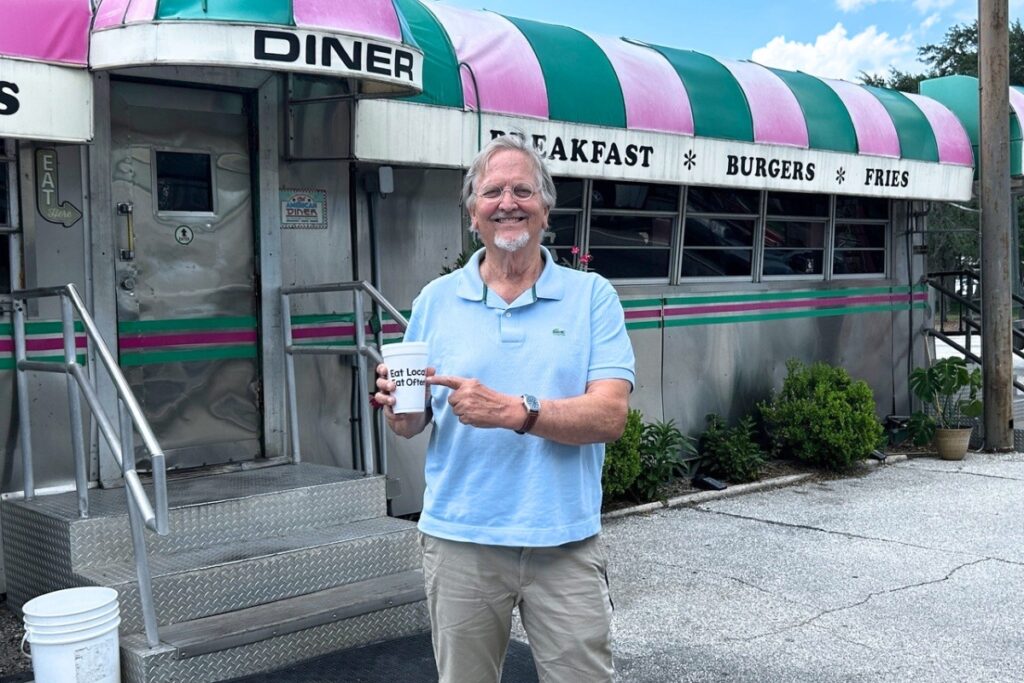 Zeke Williams is a regular customer at Angel's Diner in Palatka.