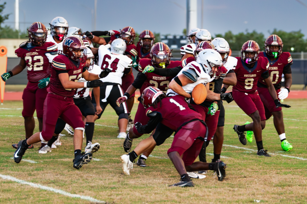 Dominique Walker forces a fumble on the opening Cypress Creek drive of the game, sparking a dominant defensive performance for Wekiva in a blowout win Friday night.
