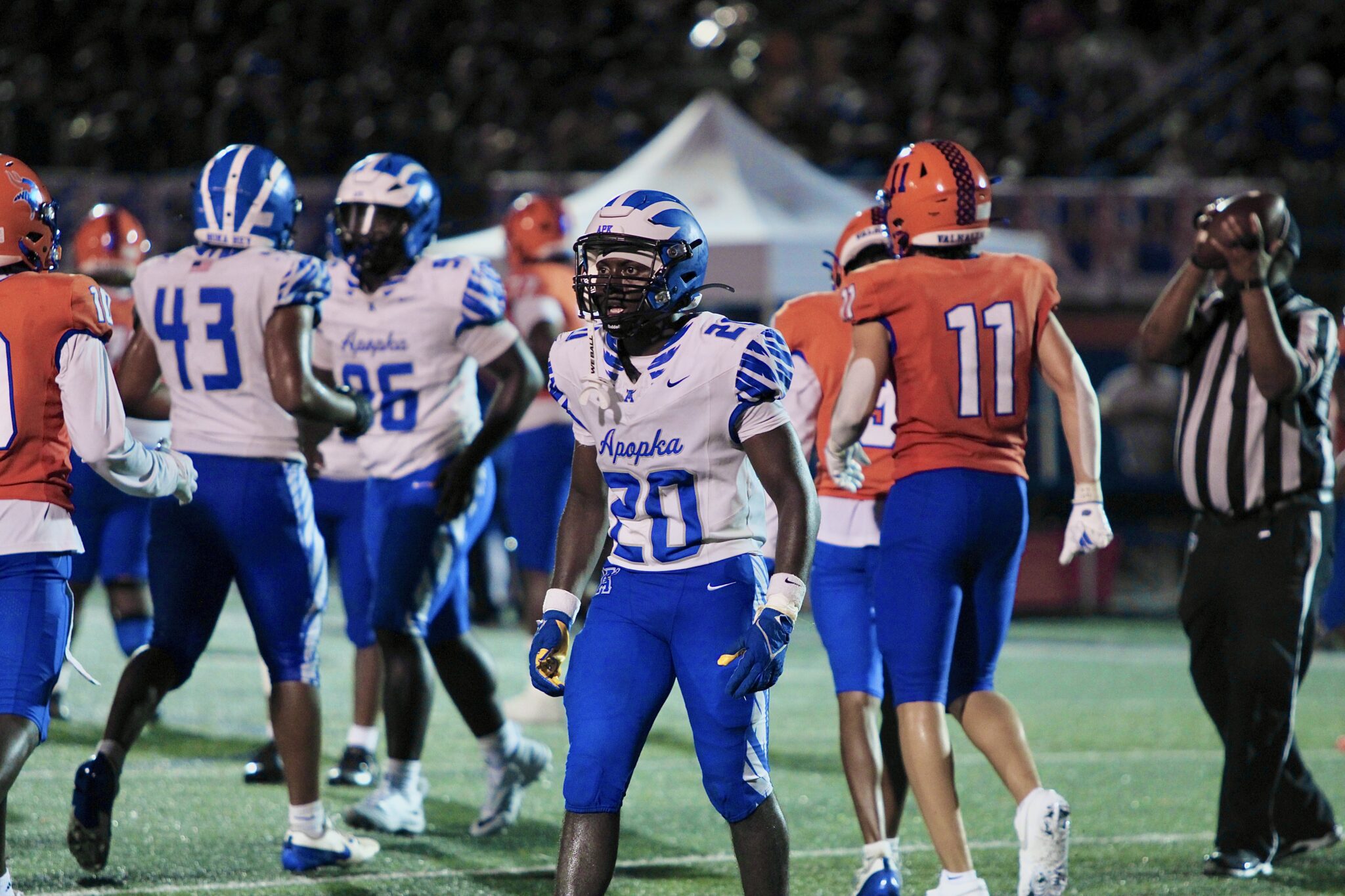 Elysian Williams during game against West Orange.