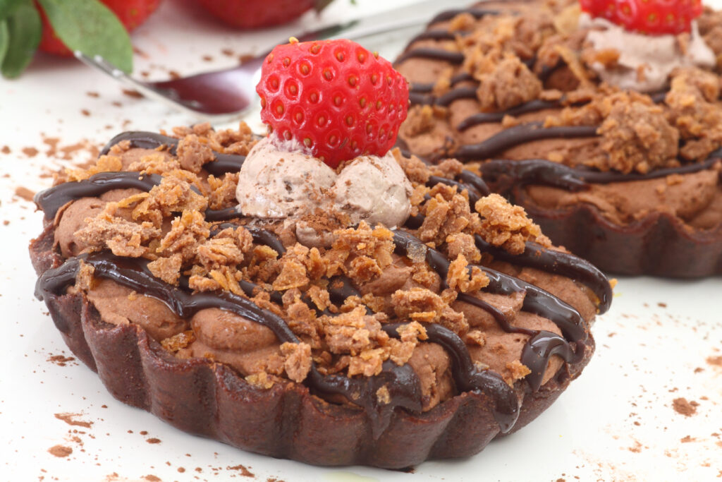 A chocolate pie
