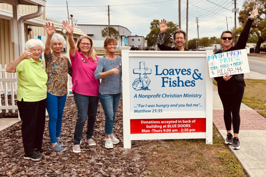 Loaves & Fishes staff and volunteers celebrate the results of the Apopka nonprofit's annual March Match Madness fundraiser in 2025. Director Lory Reeves said she reviewed Florida's updated nonprofit corporation law and forwarded information about the changes to the organization's board of directors.