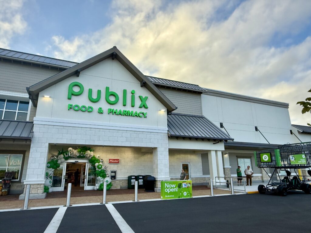 The new Publix is located at 2411 Ocoee Apopka Road in The Shoppes at East Shore.