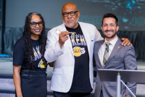 Doggette receives key to city as he concludes Patmos tenure 