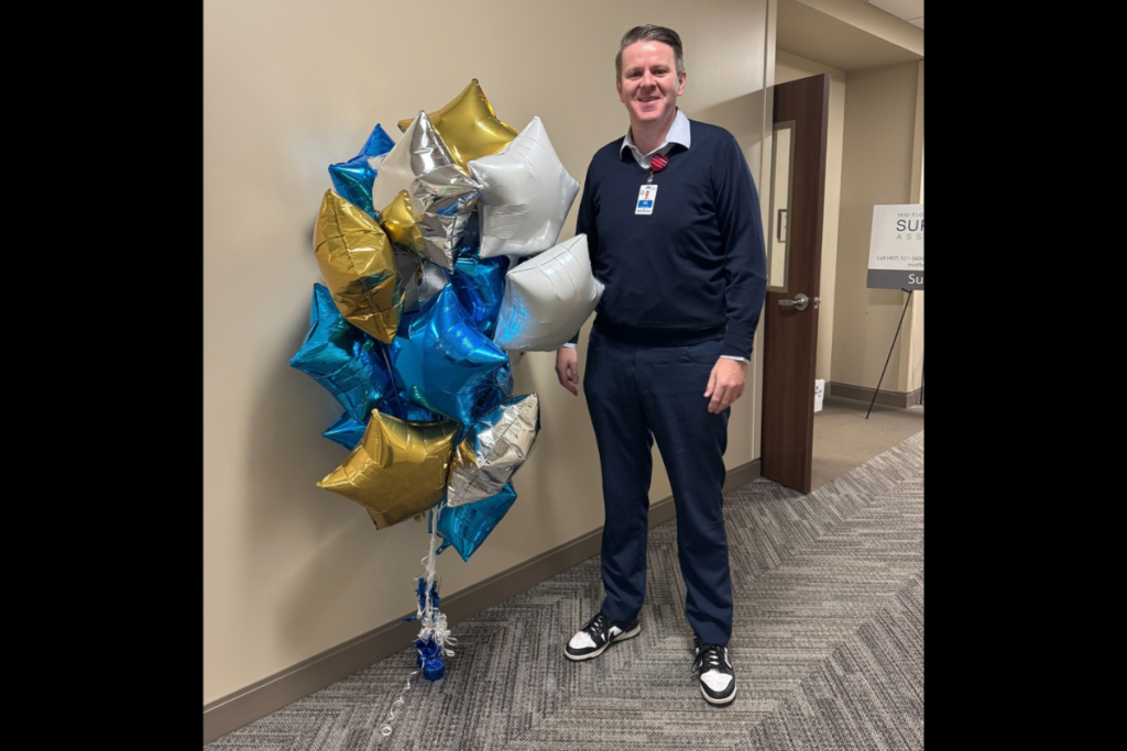 Dr. Justin Kelly, a colon and rectal surgeon with AdventHealth Medical Group, is leading a new colorectal surgery program at AdventHealth Apopka. The program, which launched Sept. 14, provides specialized surgical care for colorectal cancers, inflammatory bowel disease and other colorectal conditions.