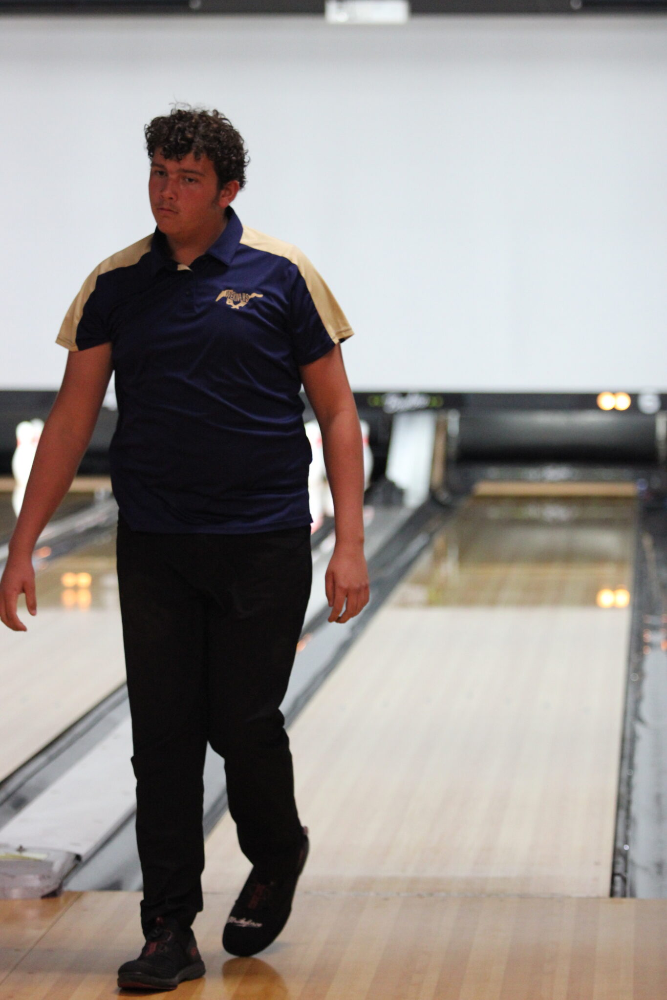 Wekiva's William Warren walks back from a spare.