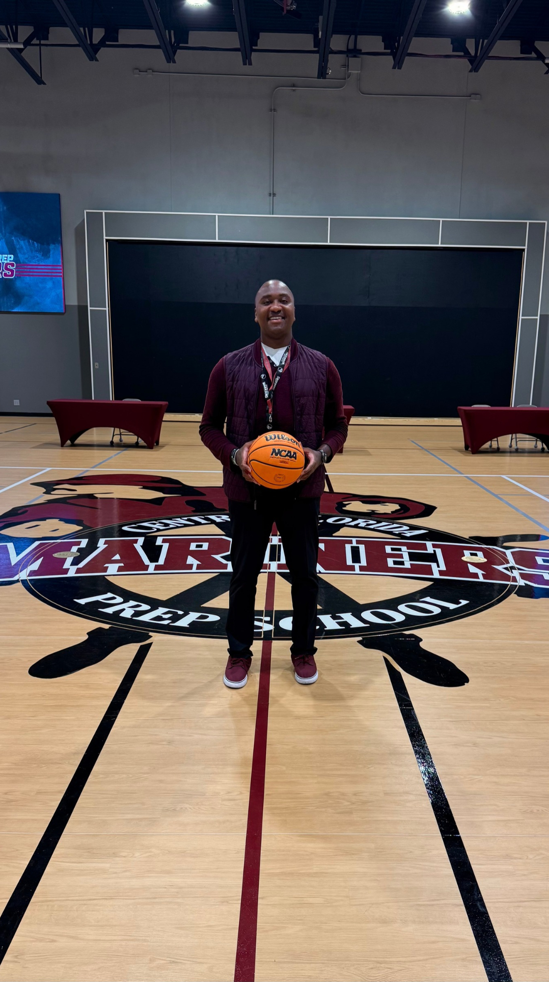 Coach Mark Washington, head coach of Central Florida Prep.