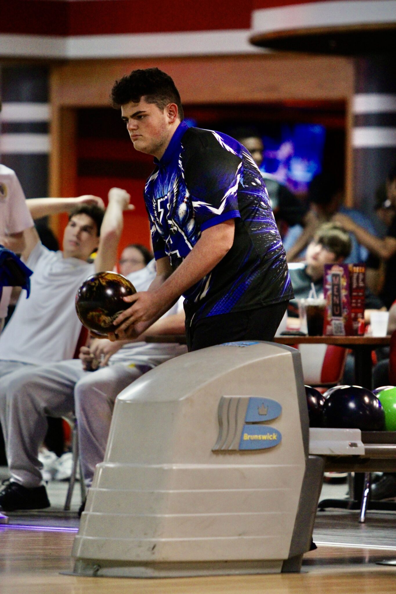 Logan Licavoli prepares to bowl, finishes top 8 to make the All-Metro team.