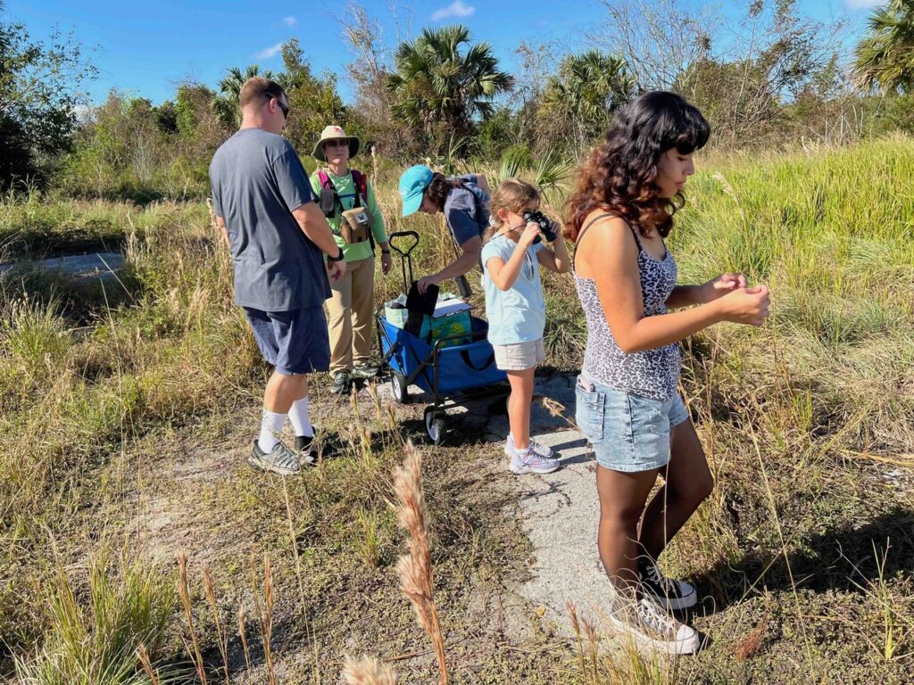 Volunteers take part in a Jan. 24 workday at Apopka Birding Park. The habitat restoration effort is part of the organization's plans to develop the property for conservation, recreation and environmental education.