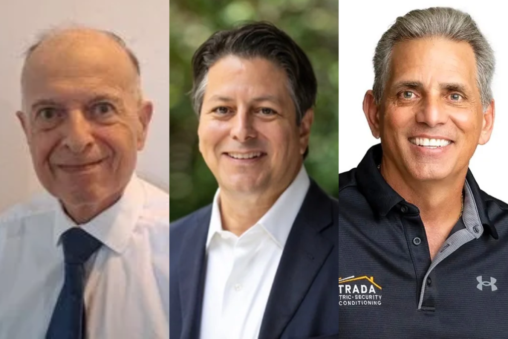 From left to right: Ralph Groves, James Pericola and Joe Strada
